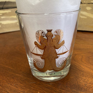 Vintage Astrology Cocktail Glass