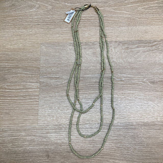Anju Sachi Chromatic Hues – Sea Green Long Multi-Strand Necklace