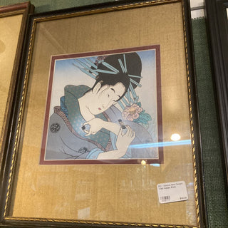 Vintage Framed Asian Print