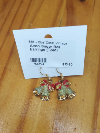Avon Snow Bell Earrings (T&M)