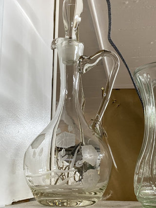 Etched Glass Decanter