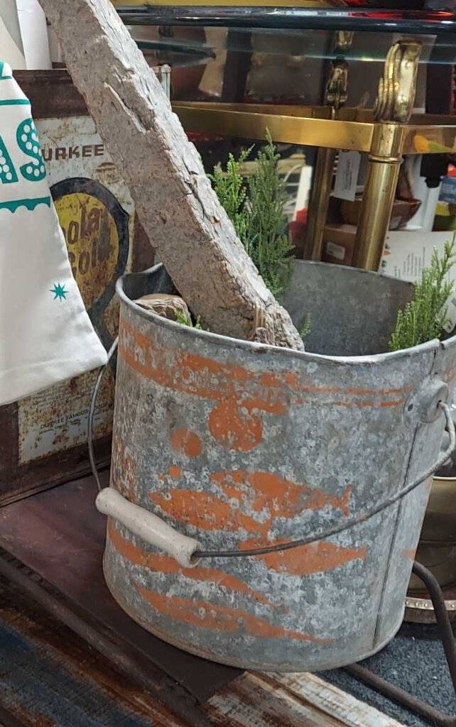1930s old pal minnow bucket Jackson Square