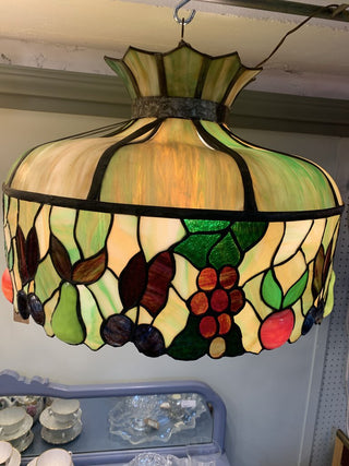 Stained glass Chandelier 24" x 18" 3 Light