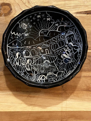 Tribal Pottery Bowl, Set of 2