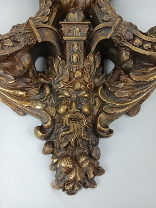 The Green Man Wall Sconce 15" Candelabra