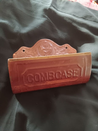 Antique Comb Wall Pocket