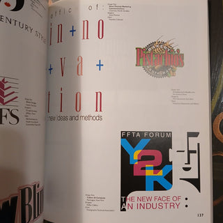 Book 2001 Y2K Logo Design Book Advertising Marketing