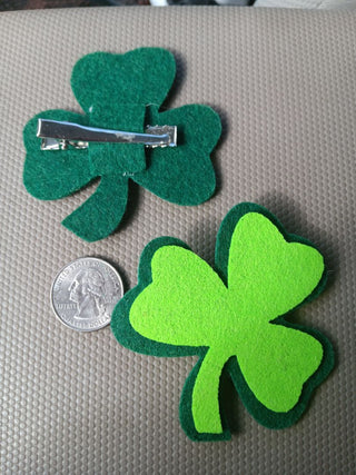 Shamrock Hair Clip