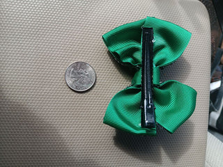 GrnSparkle BowJair Clip