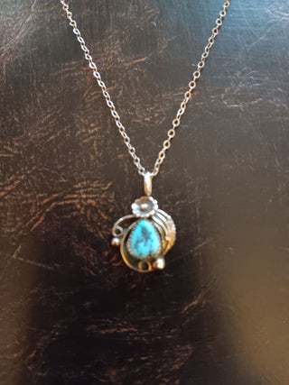 VintTurqNeck20"Chain
