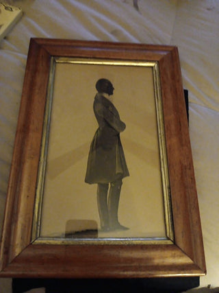 Antique Mid 1800s Ink Wash Image