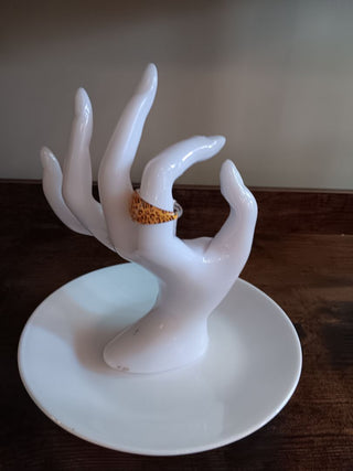 White Hand Trinket Dish