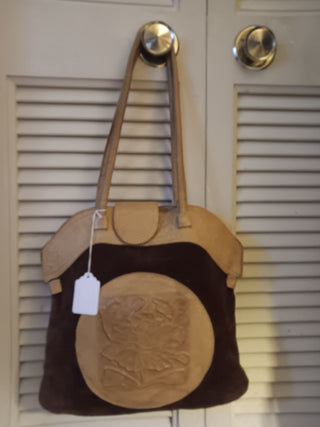 60sHand Tooled Suede Purse