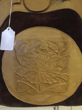 60sHand Tooled Suede Purse