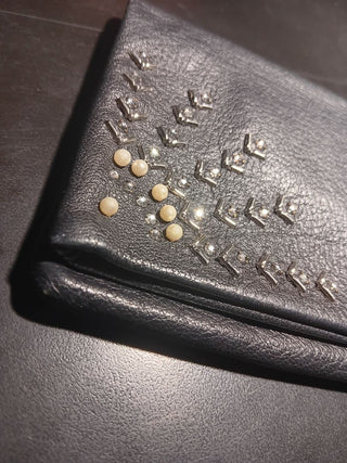 Bedazzled  Leather Wallet