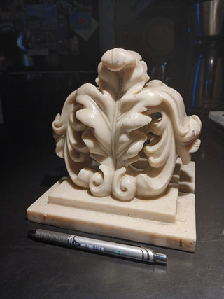 Marble Resin Acanthus Book End Pr.