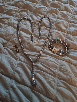 Nolon Miller 3p Silver Pears Set