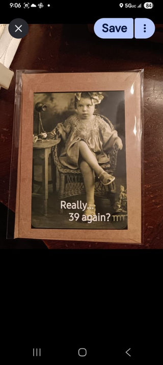 39 Again Card