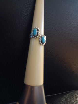 NavajoSS Turq Double Ring