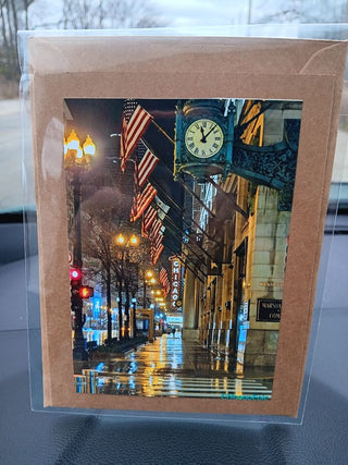 Marshall Fields Clock Card