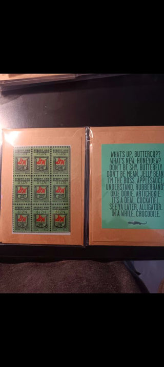 S&H Green Stamps Card