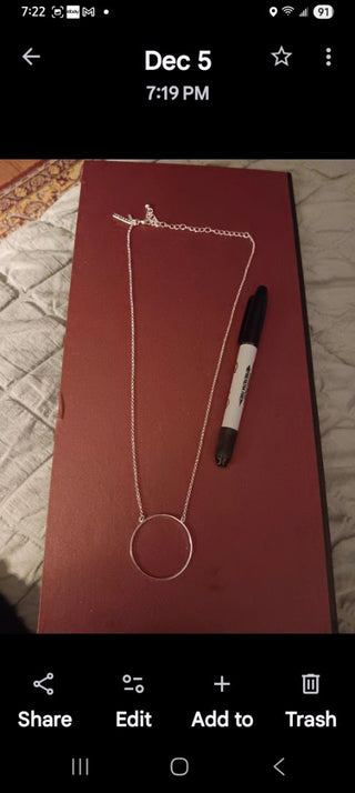 Lele Sadoughi Circle Neck