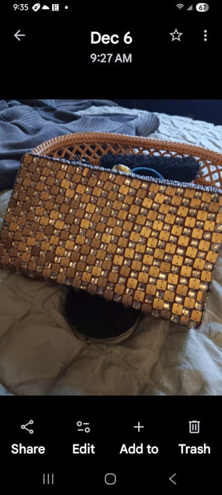 Rhinestone Box Purse