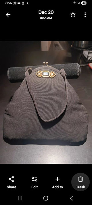 Vint.Deco Look Pouch Purse