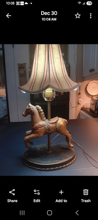Carosel Horse Lamp