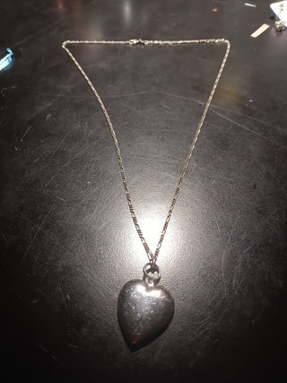 Heart Locket on Sterli g Chain