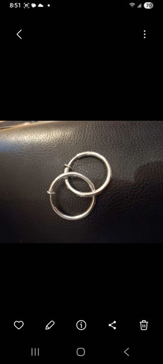 Pierced Look Hoop Ear