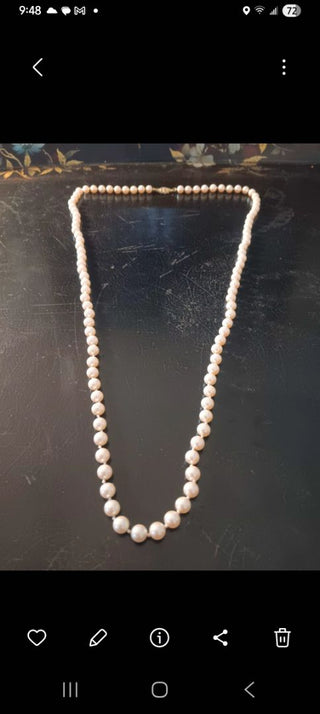Faux PearlNecklace