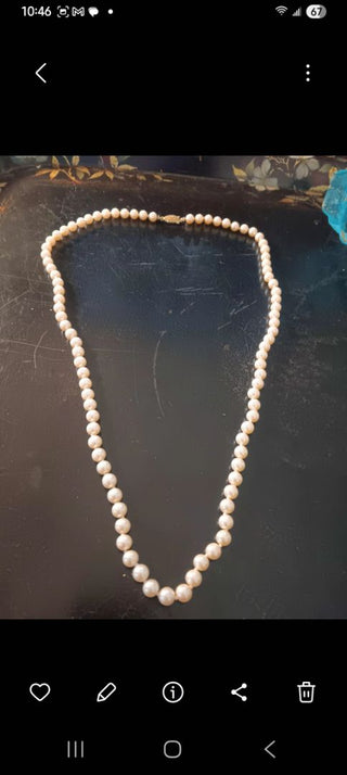 Faux PearlNecklace