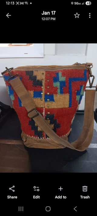 Free People Kilim Purse/Backpack