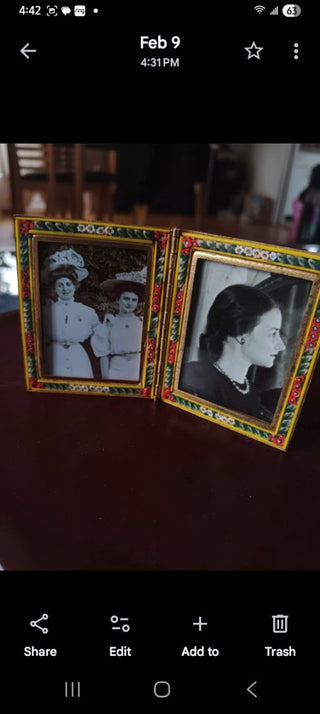 Italy Double Micro Mosaic Frame