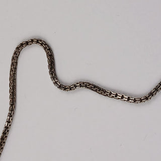 925 Box Chain Necklace 19" 2mm