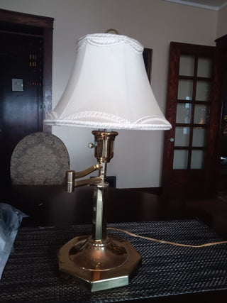 MCM Brass Swing Arm Lamp