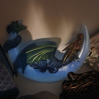 Glow in the Dark Dragon on Moon