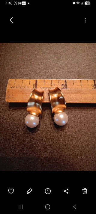 AnnKlein Pearl Clips