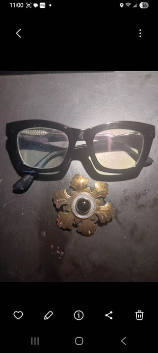 Classic Brass Brooch