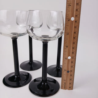 Set of 4 Gothic Home Stemware Made in France