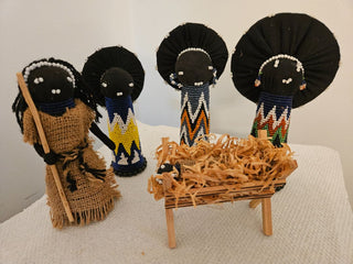 Nativity Set by African Artists 5 pieces