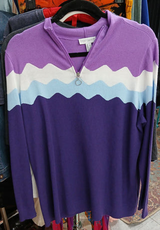 Mountain Ski Lodge Knit Sweater Large