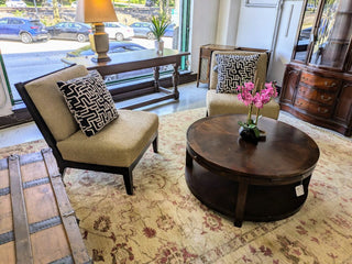 Solid Wood Round Coffee Table