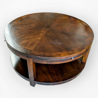 Solid Wood Round Coffee Table