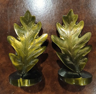 Oak Leaf Bookends