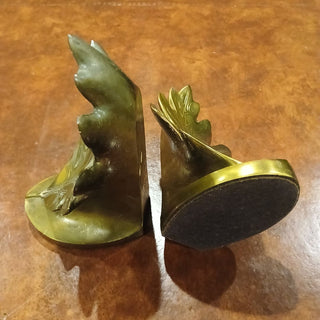 Oak Leaf Bookends