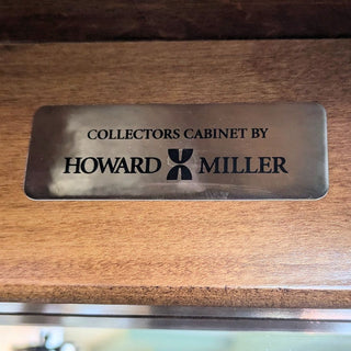 Howard Miller, Cherry and Glass Curio Cabinet