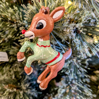 Rudolph Ugly Sweater Ornament