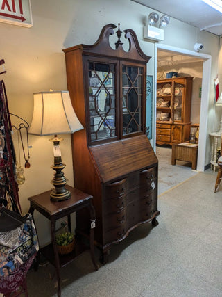 Beautiful 4 Drawer Mahogany Secretary Cabinet